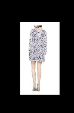 BCBGENERATION Women's Regular Sz S Pleated Ribbon Tie Back Floral Shift Dress